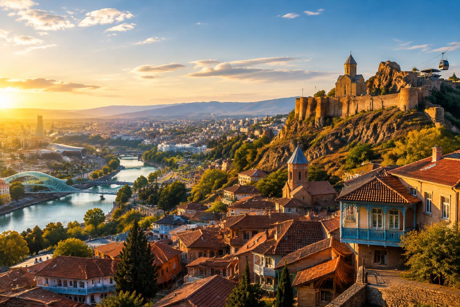 Tbilisi cityscape